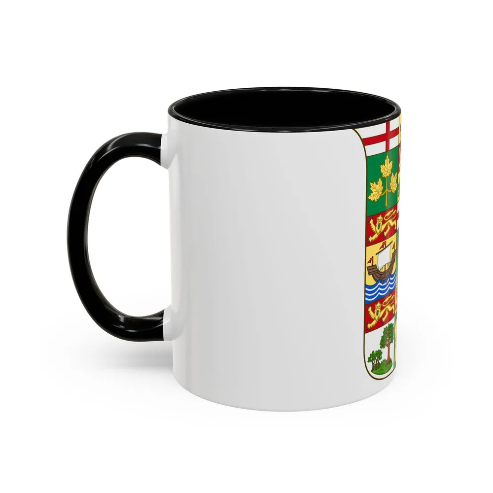 Arms of Canada 1907 - Accent Coffee Mug-Go Mug Yourself