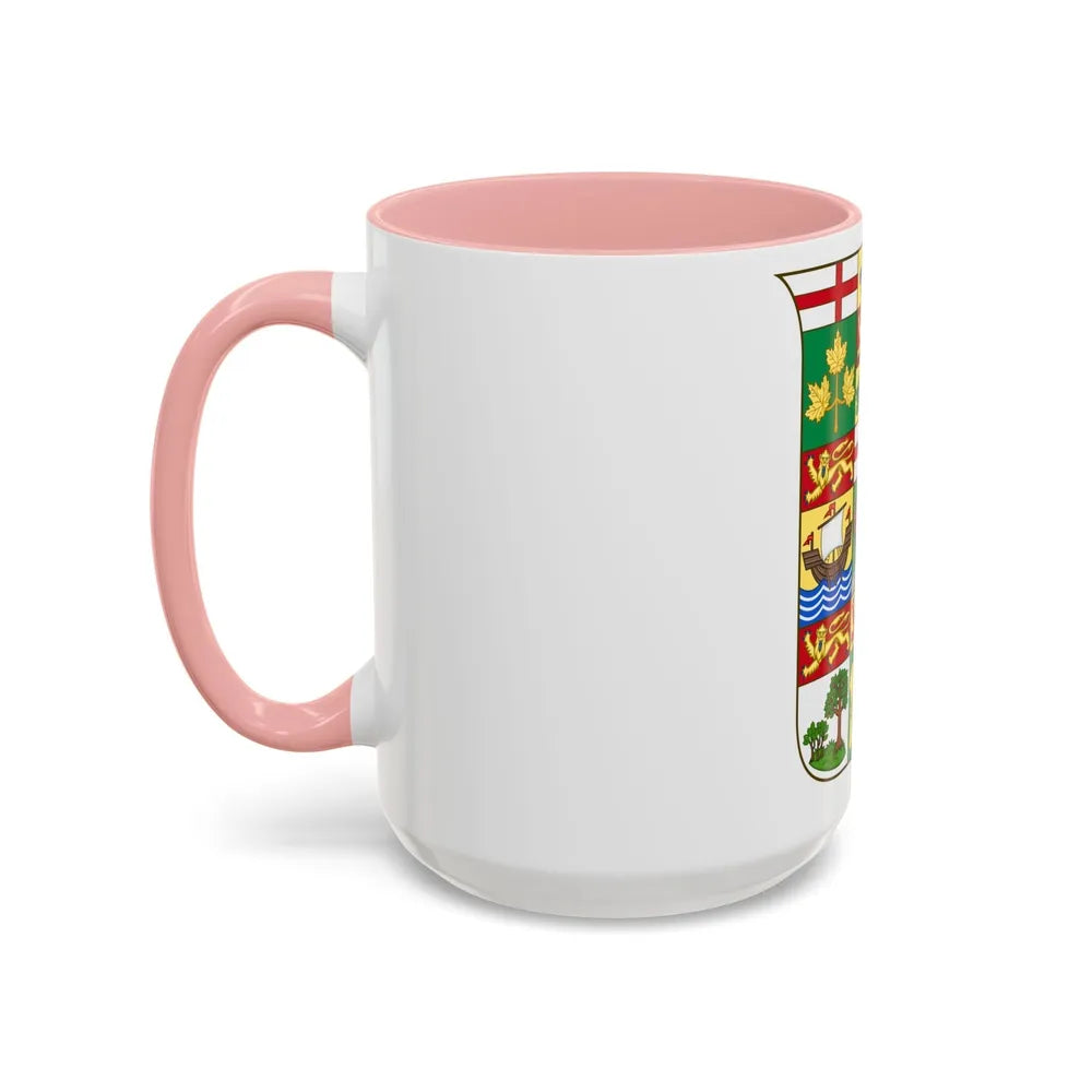 Arms of Canada 1907 - Accent Coffee Mug-Go Mug Yourself