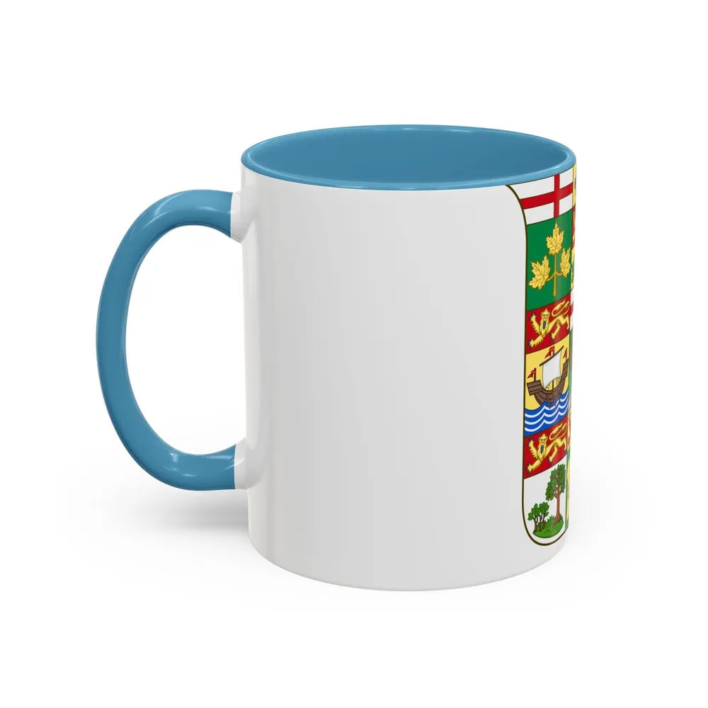 Arms of Canada 1907 - Accent Coffee Mug-Go Mug Yourself