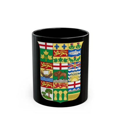 Arms of Canada 1907 - Black Coffee Mug 11oz - Go Mug Yourself