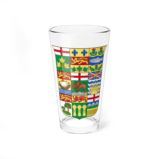 Arms of Canada 1907 - Pint Glass 16oz 16oz - Go Mug Yourself
