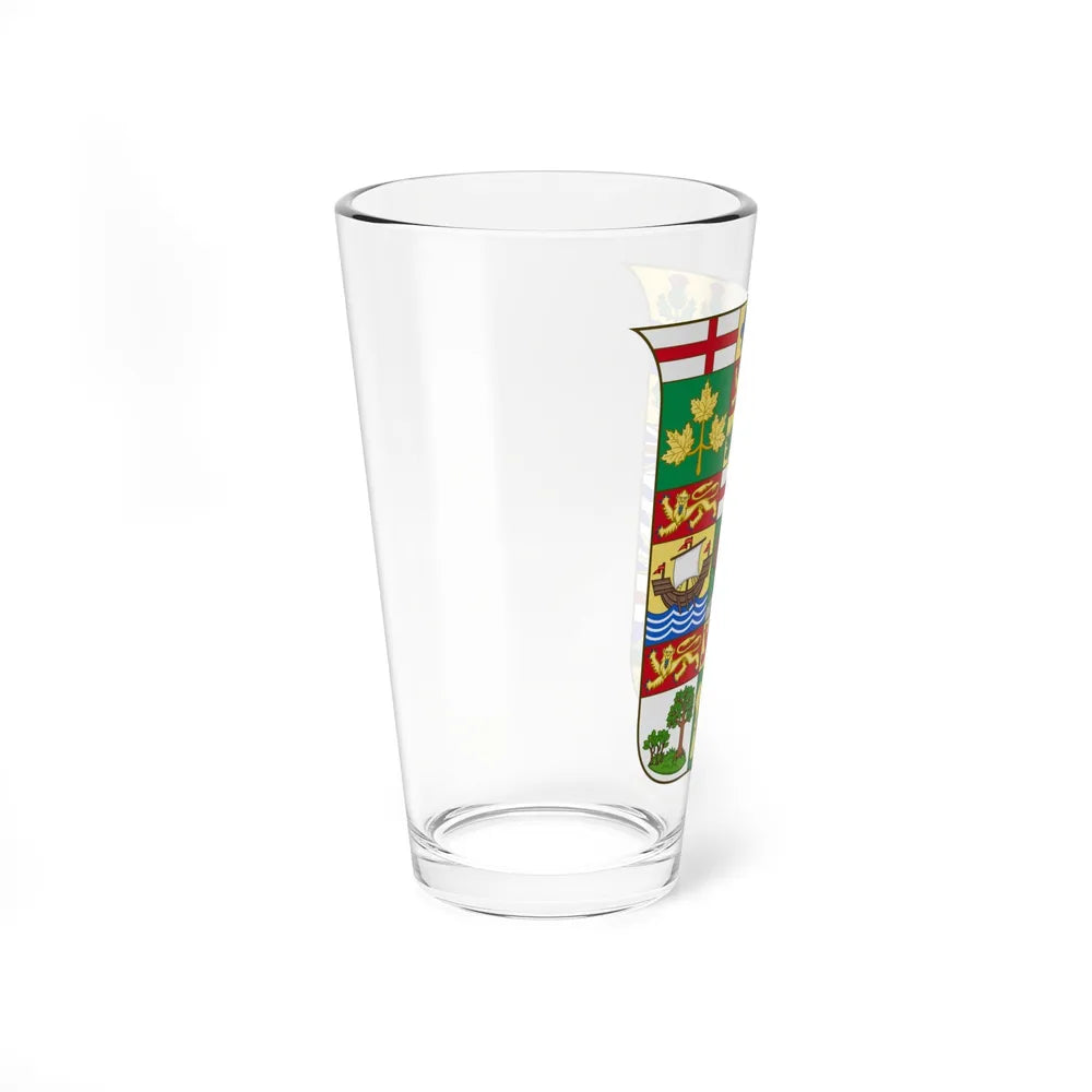 Arms of Canada 1907 - Pint Glass 16oz-Go Mug Yourself