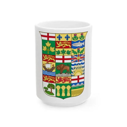 Arms of Canada 1907 - White Coffee Mug 15oz - Go Mug Yourself