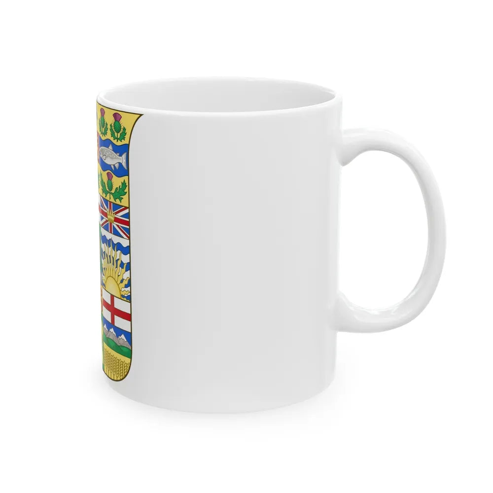 Arms of Canada 1907 - White Coffee Mug-Go Mug Yourself