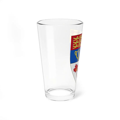 Arms of Canada (Canada) (Coat of Arms) Pint Glass 16oz - Go Mug Yourself