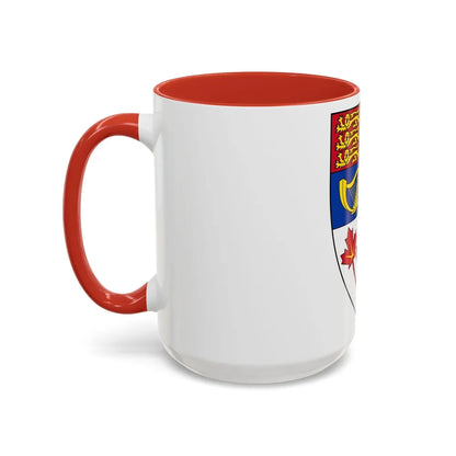 Arms of Canada (shield) - Accent Coffee Mug-Go Mug Yourself