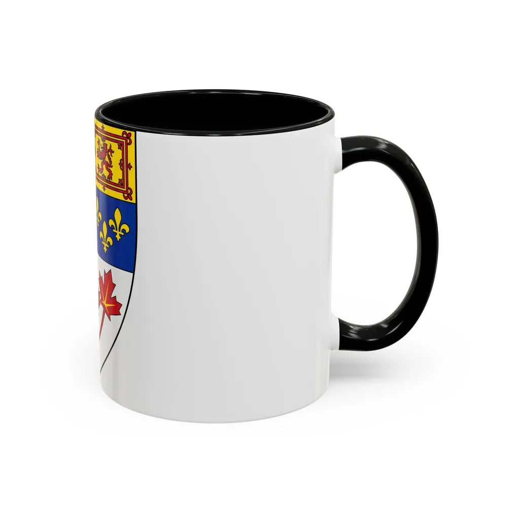 Arms of Canada (shield) - Accent Coffee Mug-Go Mug Yourself