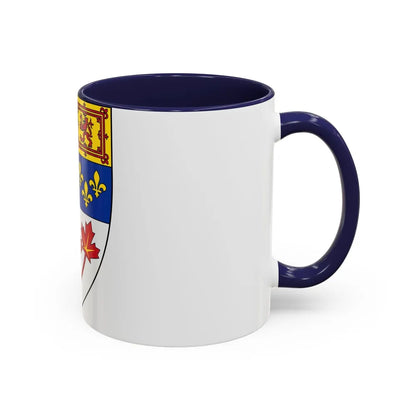 Arms of Canada (shield) - Accent Coffee Mug-Go Mug Yourself