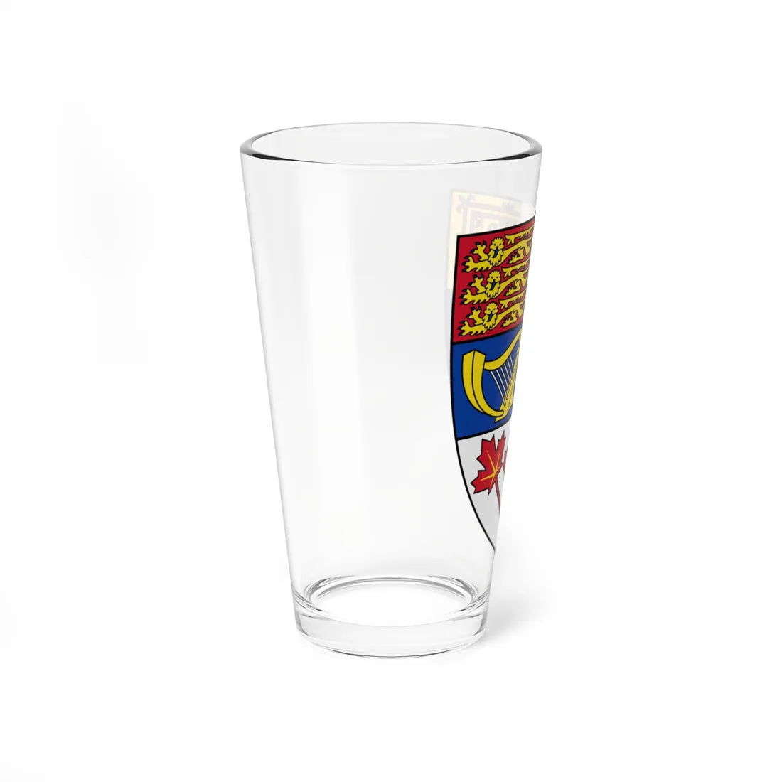 Arms of Canada shield (Canada) (Coat of Arms) Pint Glass 16oz - Go Mug Yourself