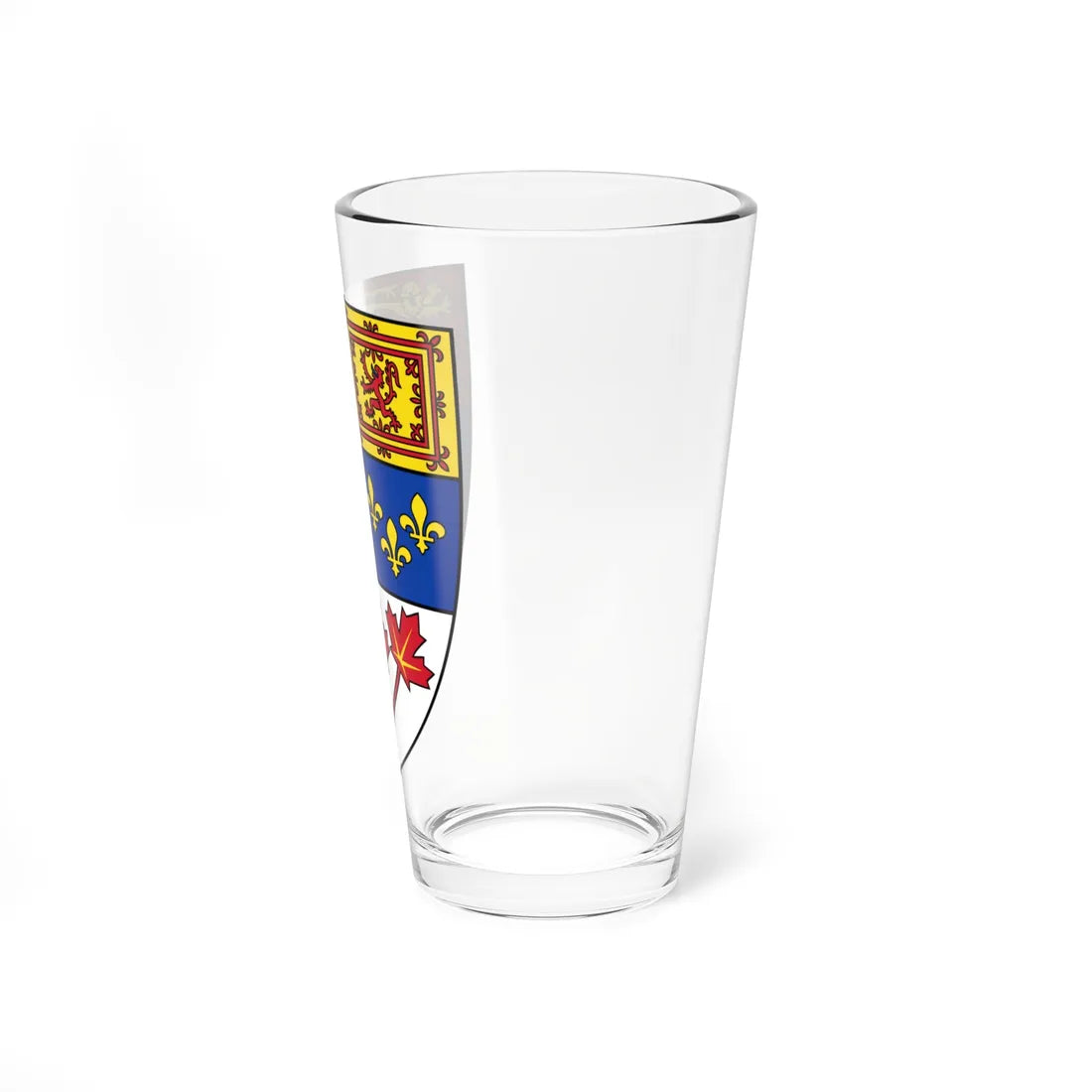 Arms of Canada shield (Canada) (Coat of Arms) Pint Glass 16oz - Go Mug Yourself