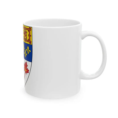 Arms of Canada (shield) - White Coffee Mug-Go Mug Yourself