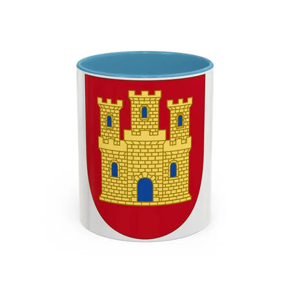 Arms of Castile - Accent Coffee Mug 11oz Light Blue - Go Mug Yourself