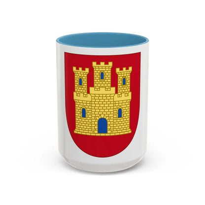 Arms of Castile - Accent Coffee Mug-15oz-Light Blue-Go Mug Yourself