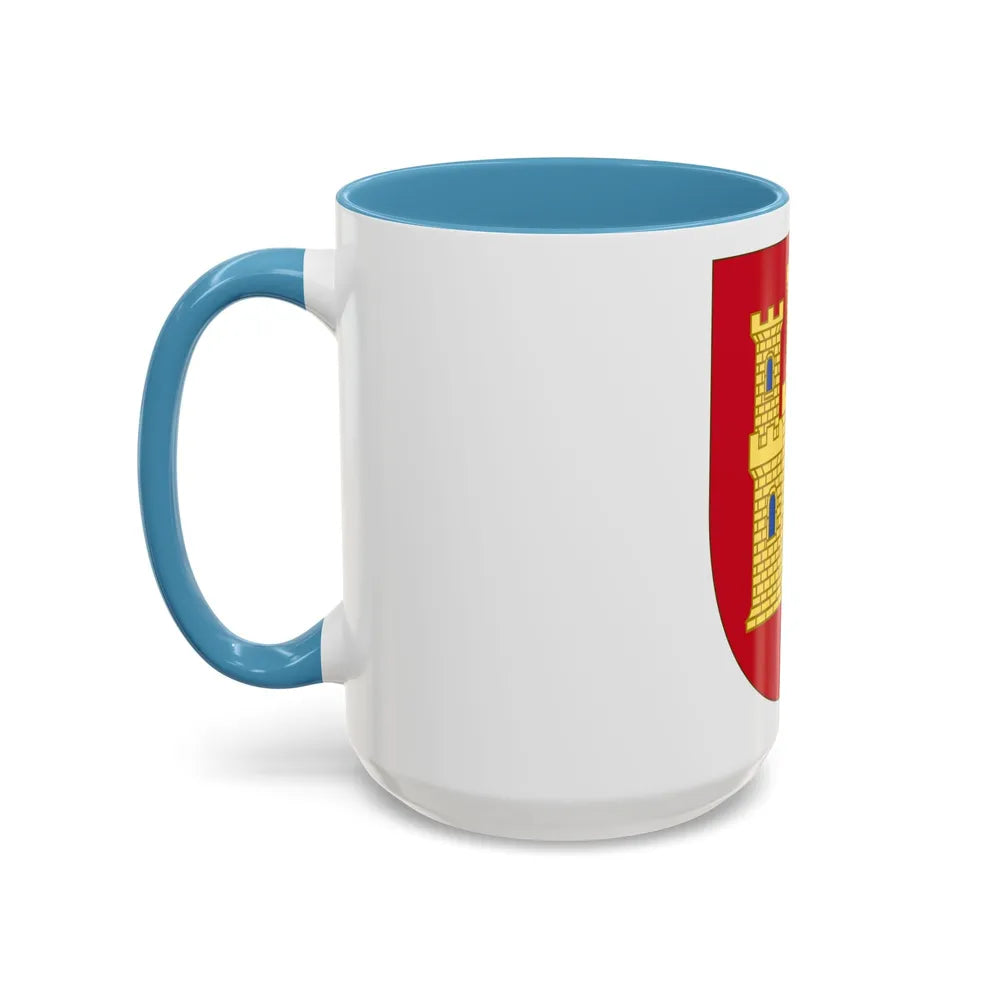 Arms of Castile - Accent Coffee Mug-Go Mug Yourself