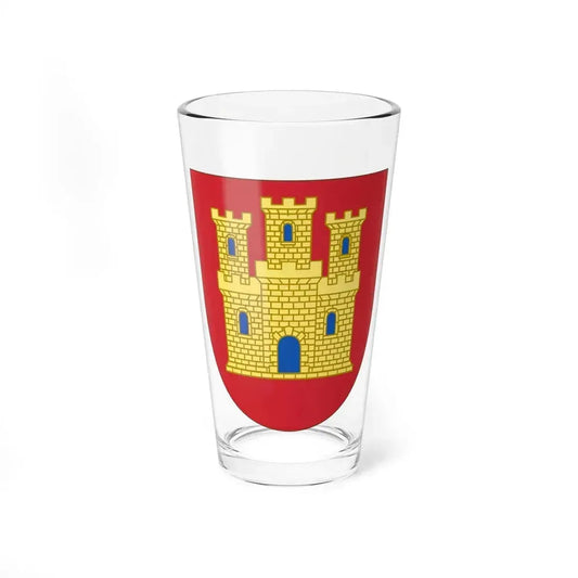 Arms of Castile - Pint Glass 16oz 16oz - Go Mug Yourself