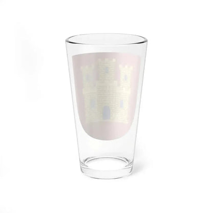 Arms of Castile - Pint Glass 16oz - Go Mug Yourself