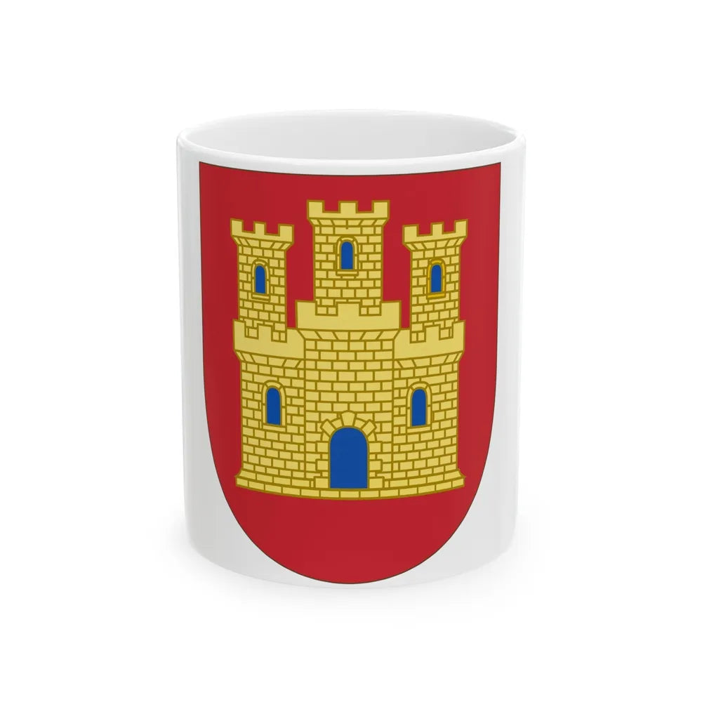 Arms of Castile - White Coffee Mug-11oz-Go Mug Yourself