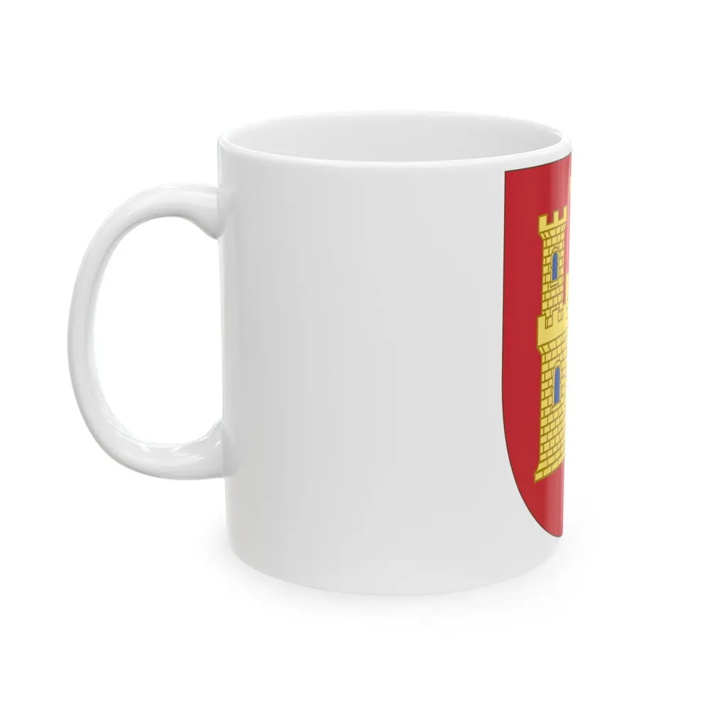 Arms of Castile - White Coffee Mug-Go Mug Yourself