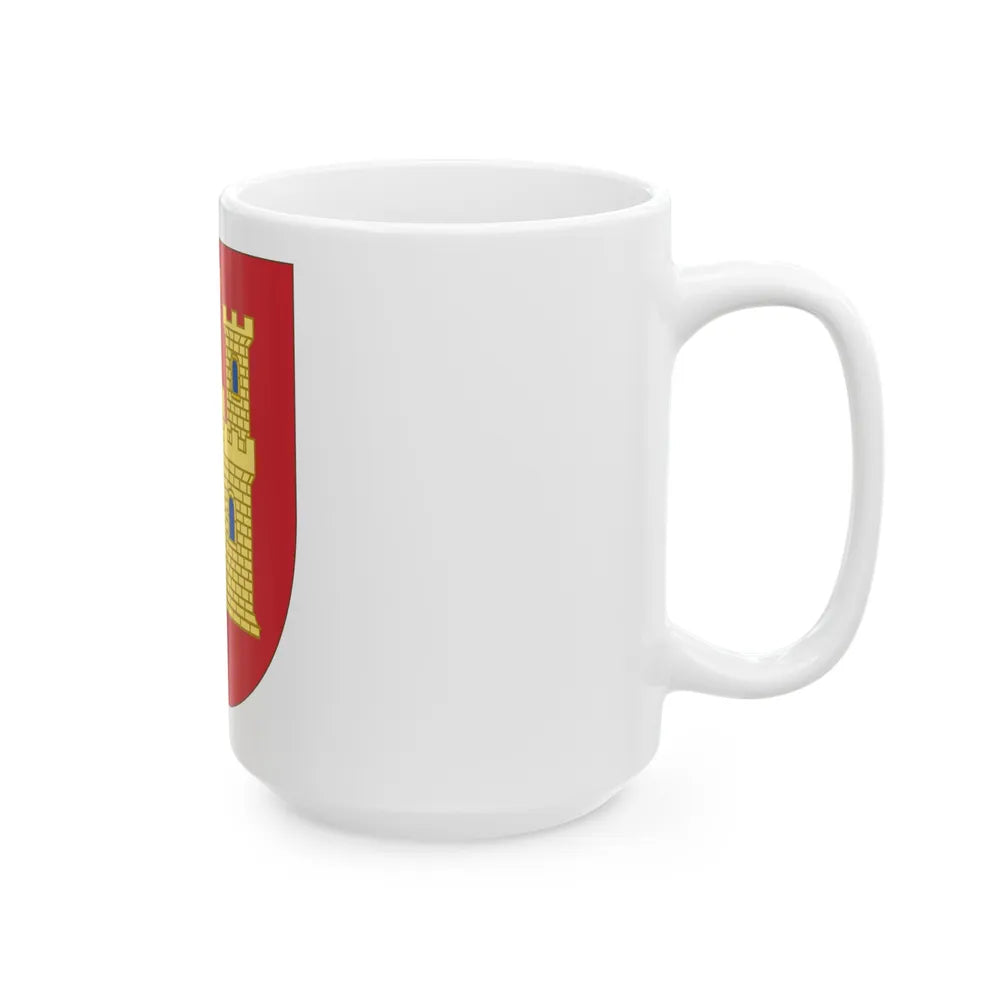 Arms of Castile - White Coffee Mug-Go Mug Yourself