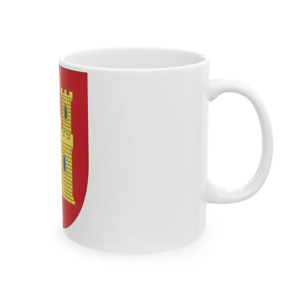 Arms of Castile - White Coffee Mug-Go Mug Yourself