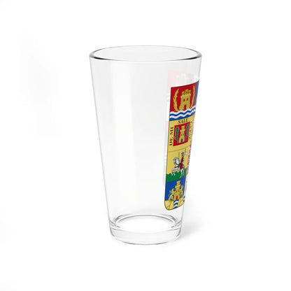 Arms of Cádiz Province (Spain) (Coat of Arms) Pint Glass 16oz - Go Mug Yourself