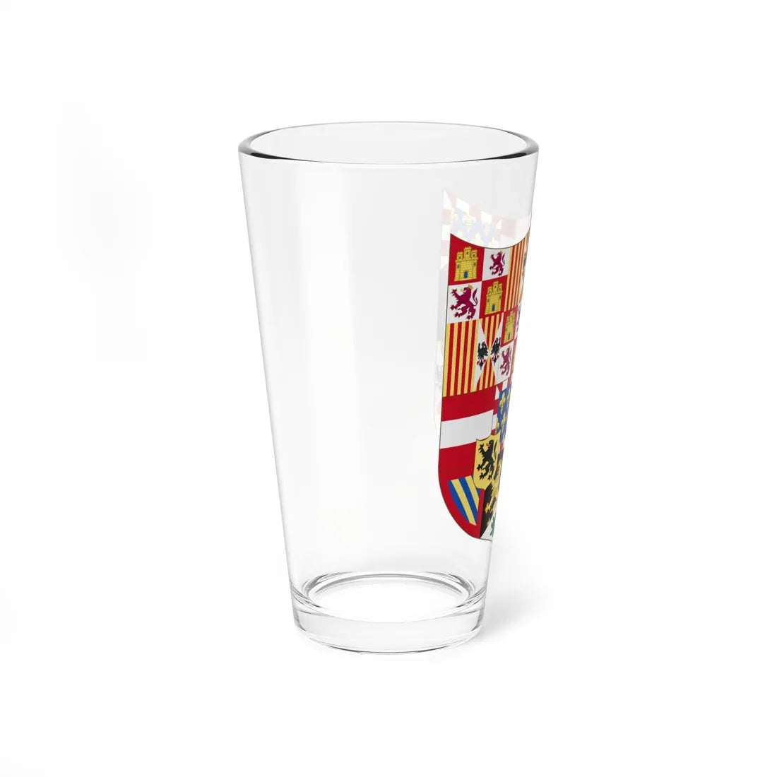 Arms of Charles I of Spain 1516-1518 (Spain) (Coat of Arms) Pint Glass 16oz - Go Mug Yourself