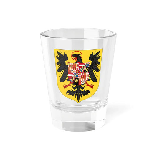 Arms of Charles V as King of the Romans (Austria) (Coat of Arms) Shot Glass 1.5oz 1.5oz - Go Mug Yourself