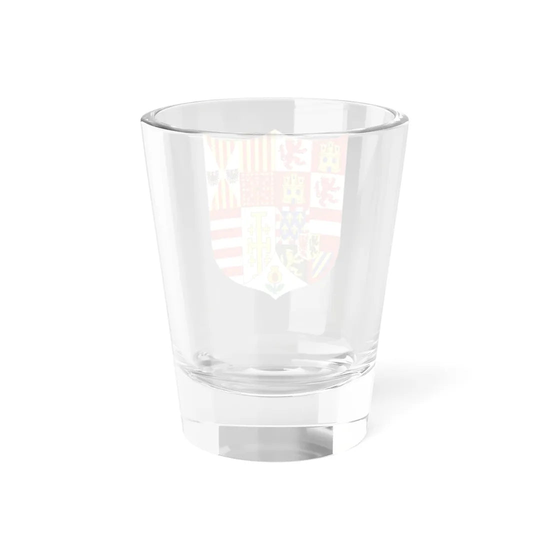 Arms of Charles V Holy Roman Emperor Charles I as King of Spain In Italy (Italy) (Coat of Arms) Shot Glass 1.5oz - Go Mug Yourself
