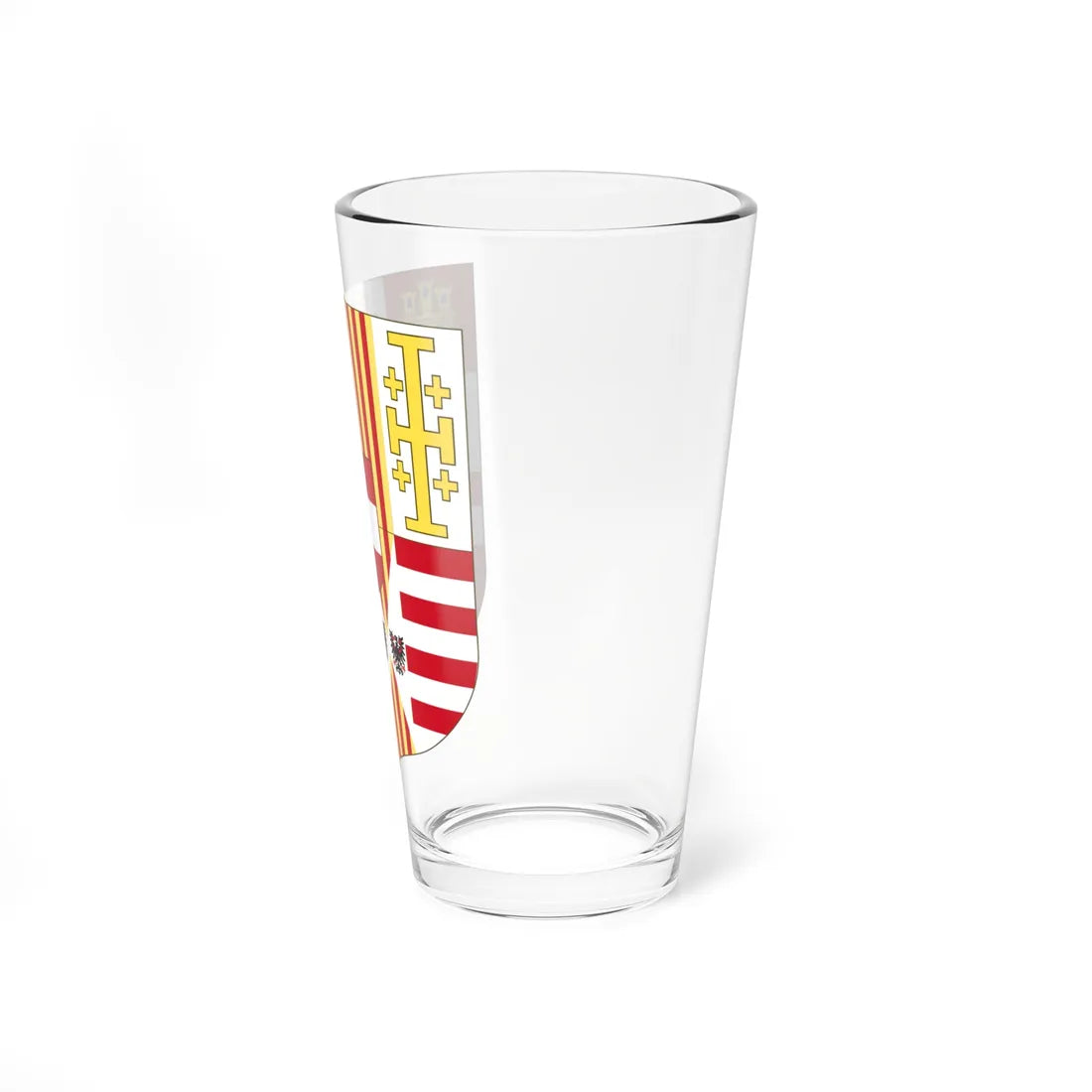 Arms of Charles VI of Austria as Monarch of Naples and Sicily (Austria) (Coat of Arms) Pint Glass 16oz - Go Mug Yourself