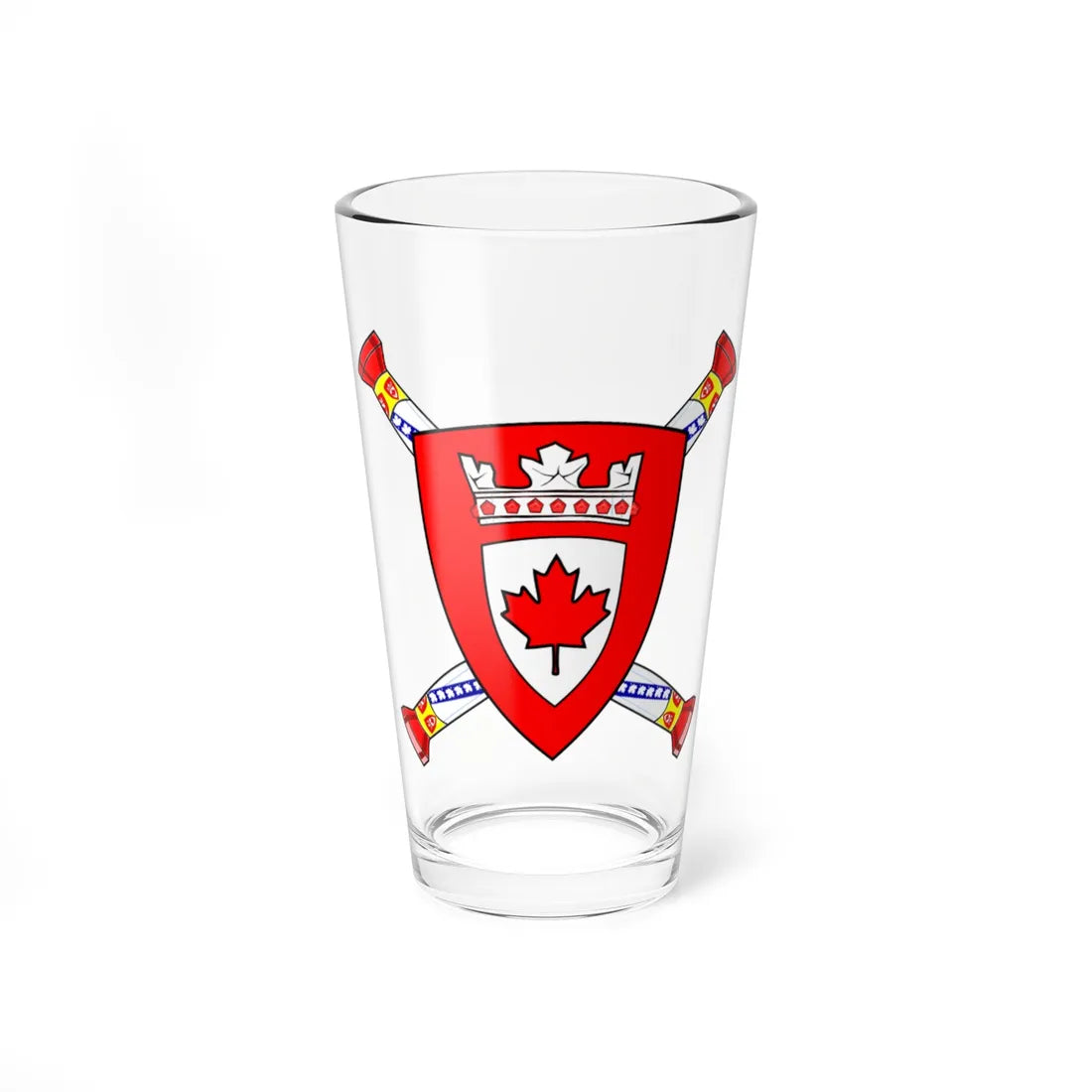Arms of Chief Herald of Canada (Canada) (Coat of Arms) Pint Glass 16oz 16oz - Go Mug Yourself
