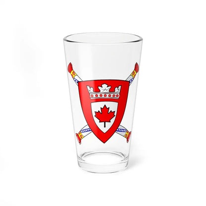 Arms of Chief Herald of Canada (Canada) (Coat of Arms) Pint Glass 16oz 16oz - Go Mug Yourself