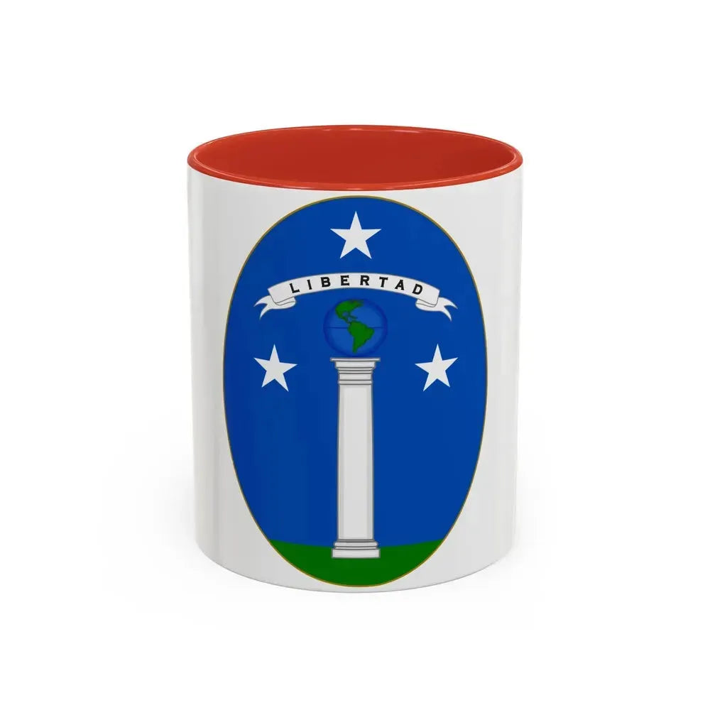 Arms of Chile (1819-1834) - Accent Coffee Mug 11oz Red - Go Mug Yourself
