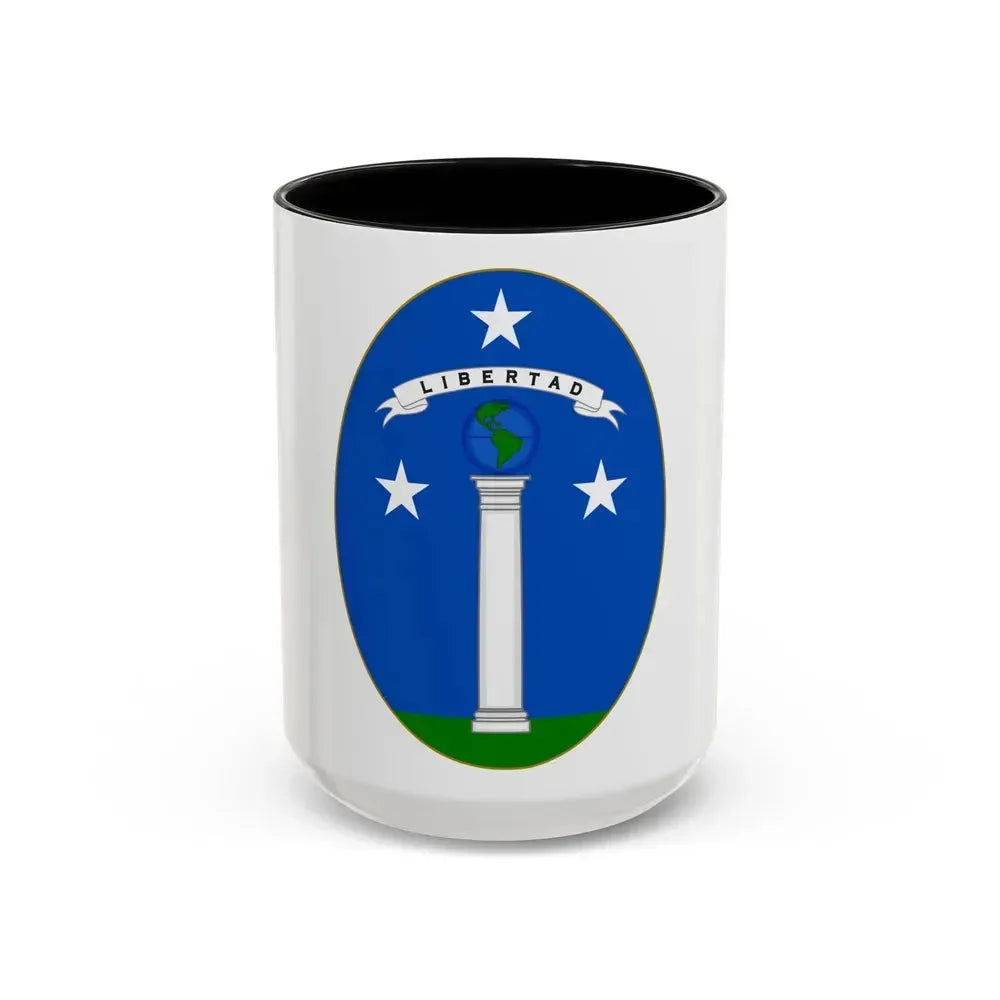 Arms of Chile (1819-1834) - Accent Coffee Mug 15oz Black - Go Mug Yourself