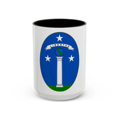 Arms of Chile (1819-1834) - Accent Coffee Mug 15oz Black - Go Mug Yourself