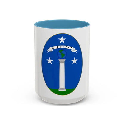 Arms of Chile (1819-1834) - Accent Coffee Mug 15oz Light Blue - Go Mug Yourself