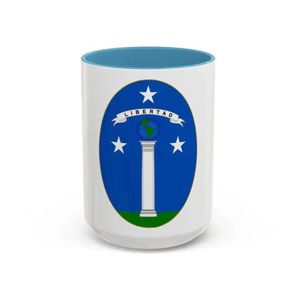 Arms of Chile (1819-1834) - Accent Coffee Mug 15oz Light Blue - Go Mug Yourself