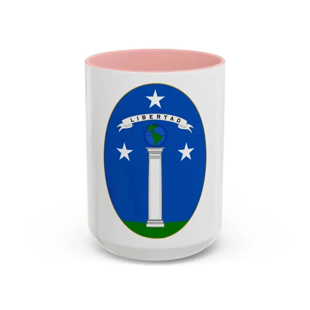 Arms of Chile (1819-1834) - Accent Coffee Mug 15oz Pink - Go Mug Yourself