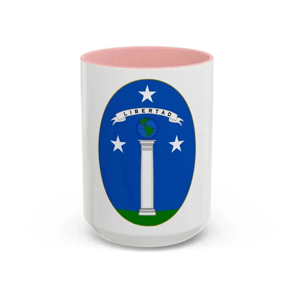 Arms of Chile (1819-1834) - Accent Coffee Mug 15oz Pink - Go Mug Yourself