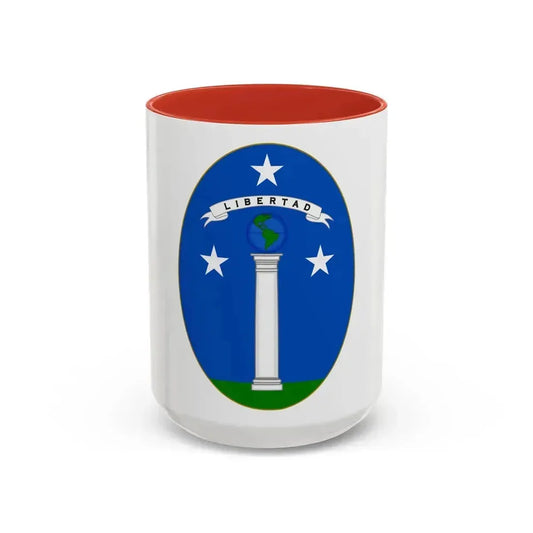 Arms of Chile (1819-1834) - Accent Coffee Mug 15oz Red - Go Mug Yourself