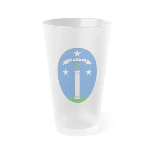 Arms of Chile (1819-1834) - Frosted Pint Glass 16oz 16oz Frosted - Go Mug Yourself