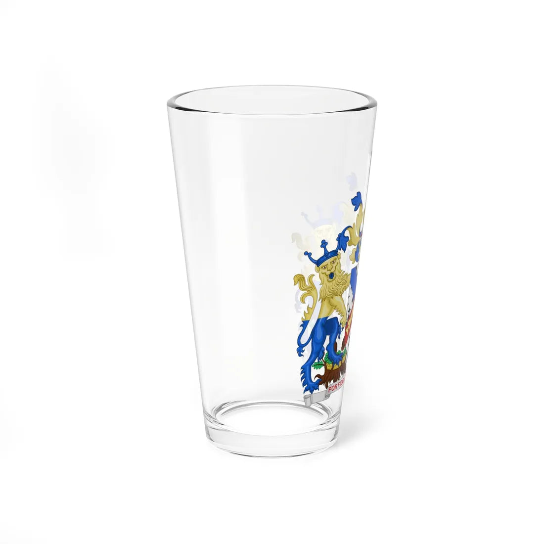 Arms of Christchurch Town Council (England) (Coat of Arms) Pint Glass 16oz - Go Mug Yourself