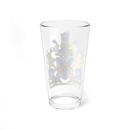 Arms of Christchurch Town Council (England) (Coat of Arms) Pint Glass 16oz - Go Mug Yourself