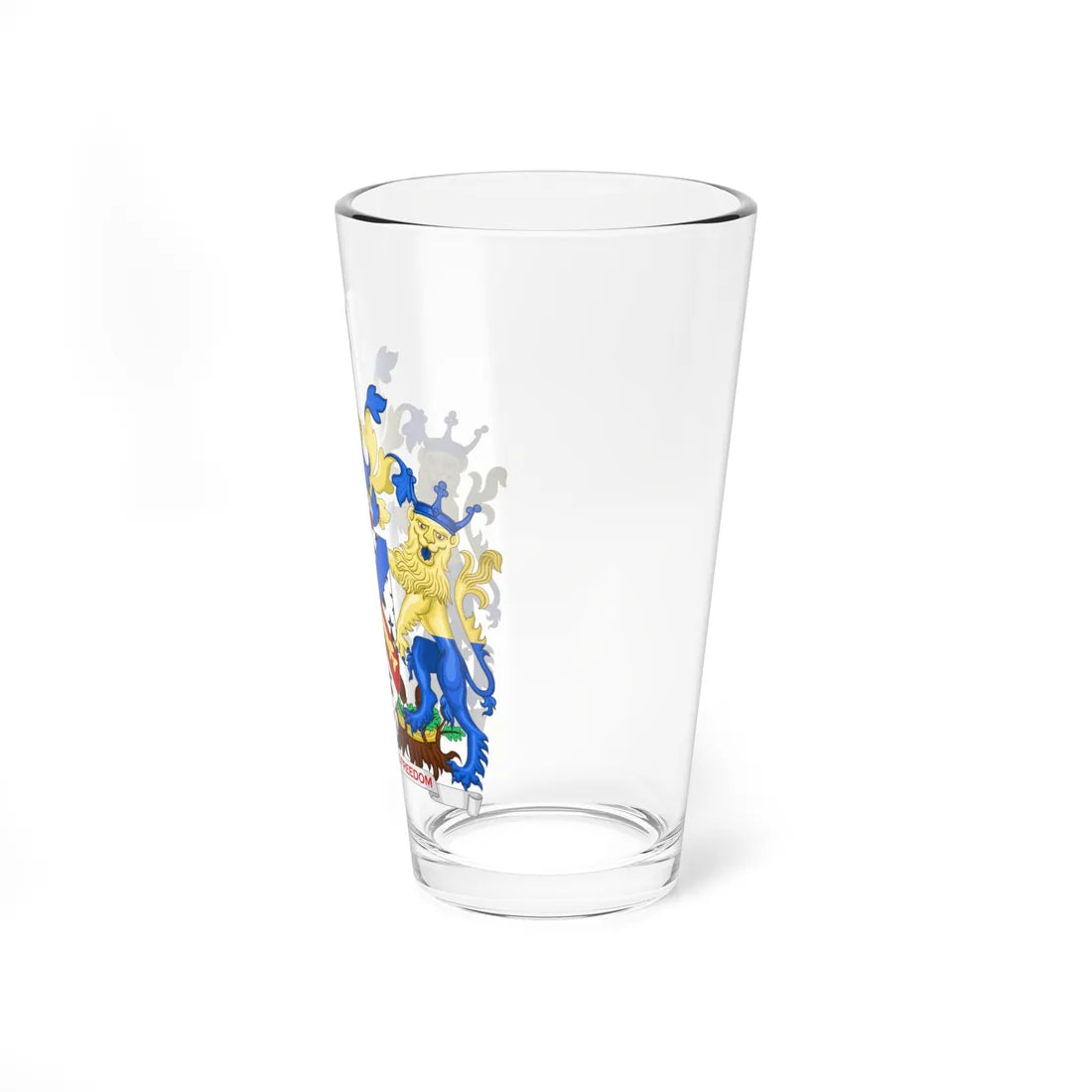 Arms of Christchurch Town Council (England) (Coat of Arms) Pint Glass 16oz - Go Mug Yourself