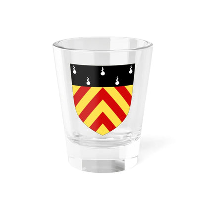 Arms of Clare Hall Cambridge (England) (Coat of Arms) Shot Glass 1.5oz 1.5oz - Go Mug Yourself