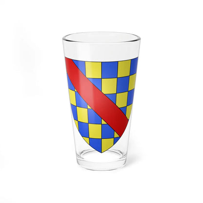 Arms of Clifford a bend gules (England) (Coat of Arms) Pint Glass 16oz 16oz - Go Mug Yourself