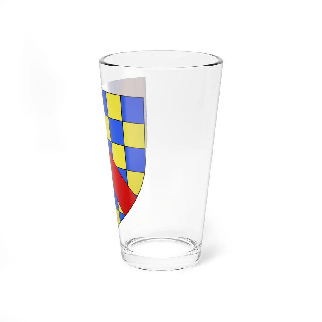 Arms of Clifford a bend gules (England) (Coat of Arms) Pint Glass 16oz - Go Mug Yourself