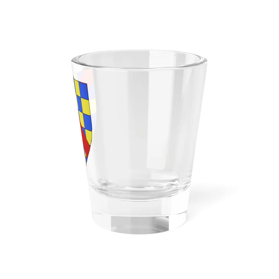 Arms of Clifford a bend gules (England) (Coat of Arms) Shot Glass 1.5oz - Go Mug Yourself