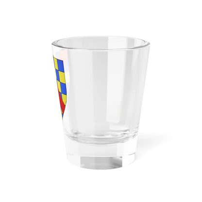 Arms of Clifford a bend gules (England) (Coat of Arms) Shot Glass 1.5oz - Go Mug Yourself