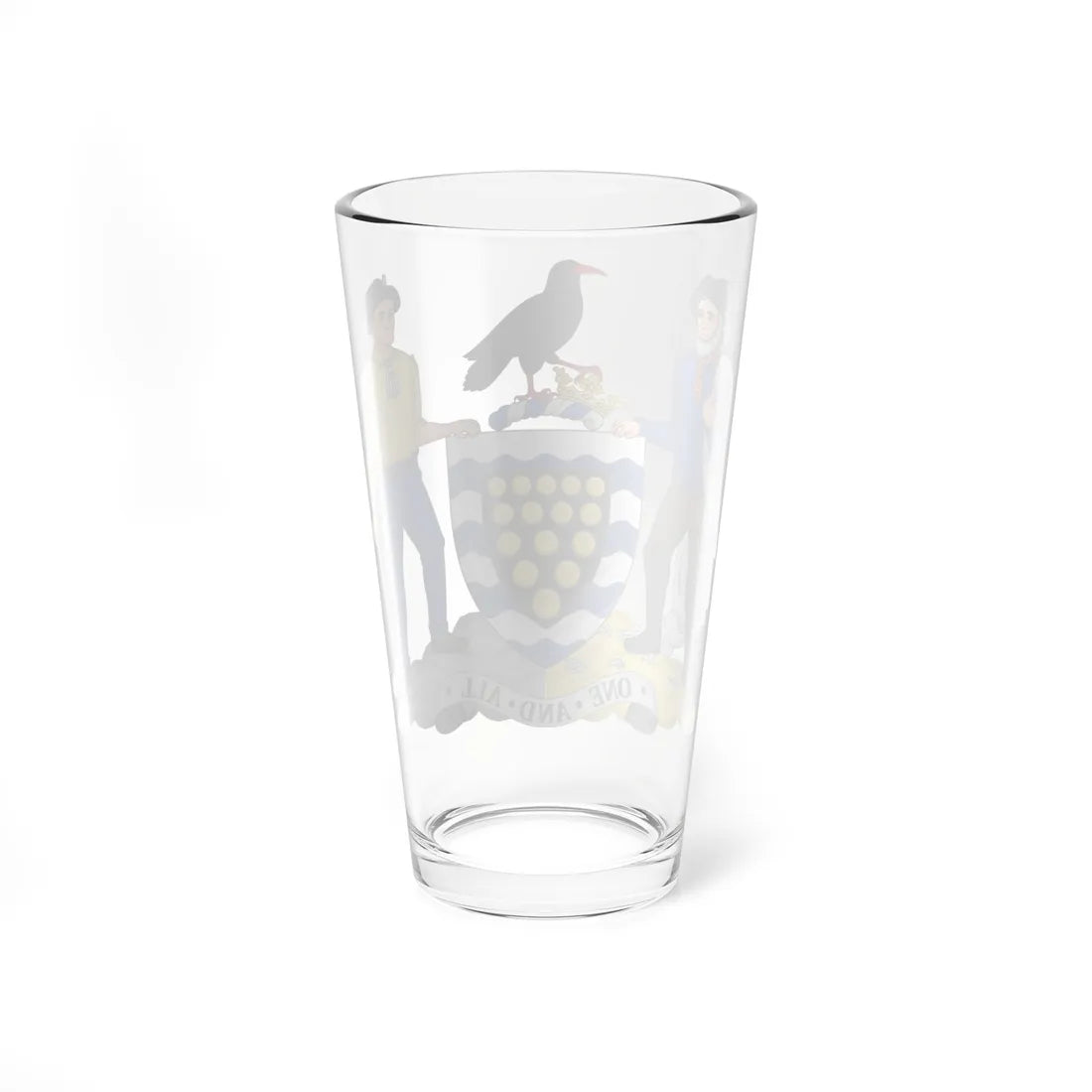 Arms of Cornwall Council (England) (Coat of Arms) Pint Glass 16oz - Go Mug Yourself