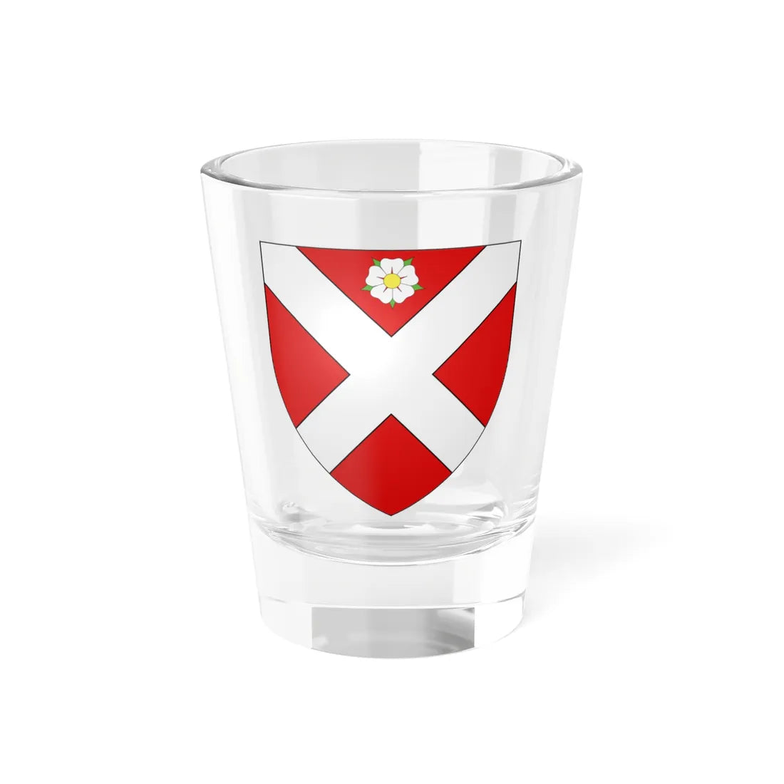 Arms of Corrie or Currie of Newbie (Scotland) (Coat of Arms) Shot Glass 1.5oz 1.5oz - Go Mug Yourself